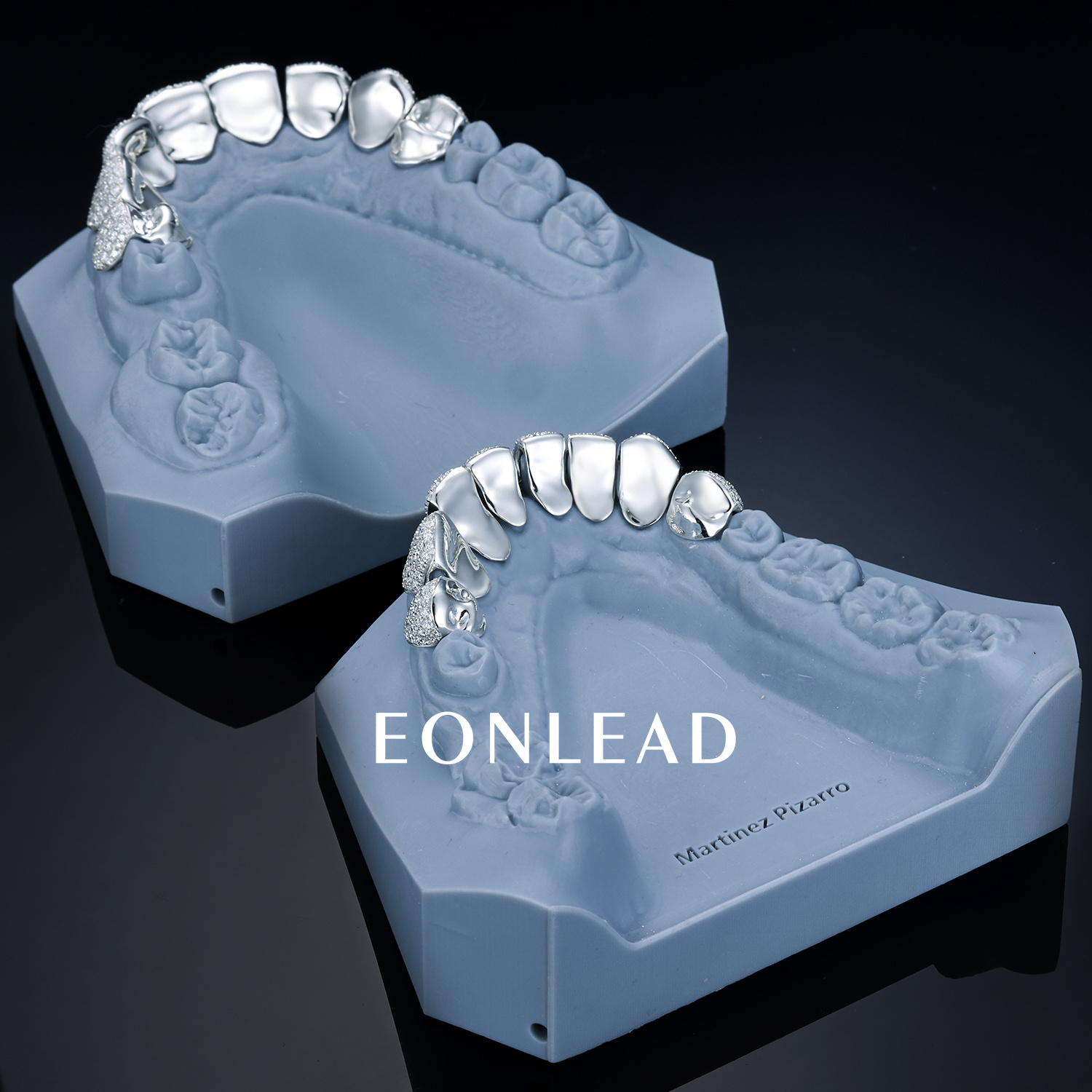 Custom Men Women Moissanite Lab Diamond Grillz Honeycomb S925 Silver 10K 18K 14K Solid White Gold Teeth Grillz