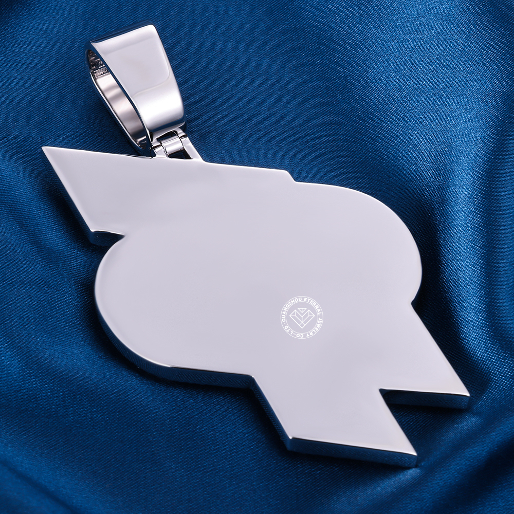 CUSTOM 3INCHES S925 SILVER ICED OUT D VVS MOISSANITE DIAMOND LETTERS PENDANT RAPPER HIP HOP PENDANT 