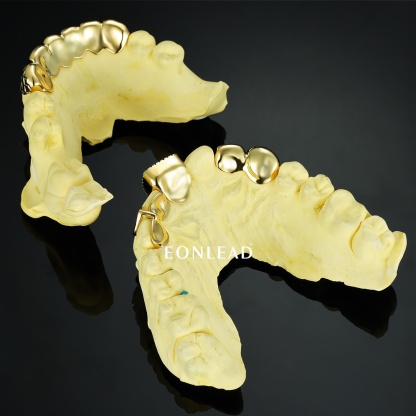 Custom Hello Kitty Enamel Moissanite Lab Diamond Grillz Top Bottom Hollow Heart Teeth Grills Hip Hop Women Bling Tooth Caps