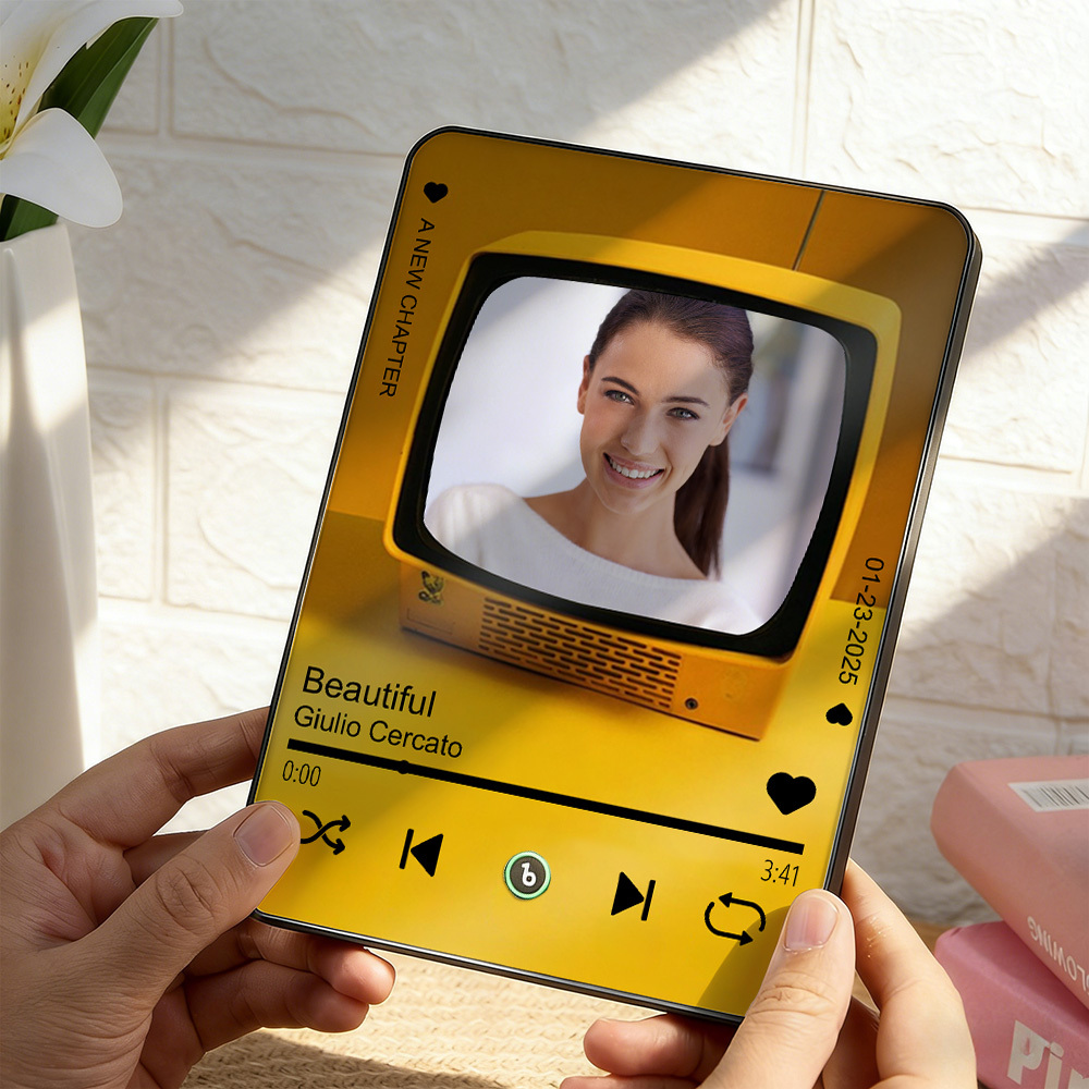 Personalisiertes Abschiedsgeschenk Mit Foto Und Musik: Erinnerungsstück Zum Ruhestand