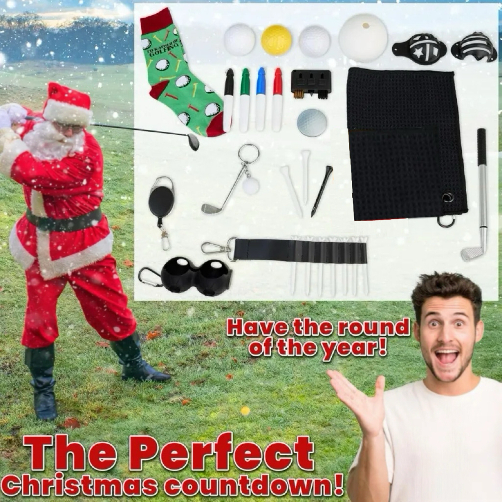 Calendrier De L'avent De Golf - Cadeau De Noël 2025 Pour Les Fans De Golf - 24 Mini-surprises De Golf - Cadeaux Amusants Et Originaux Pour Hommes