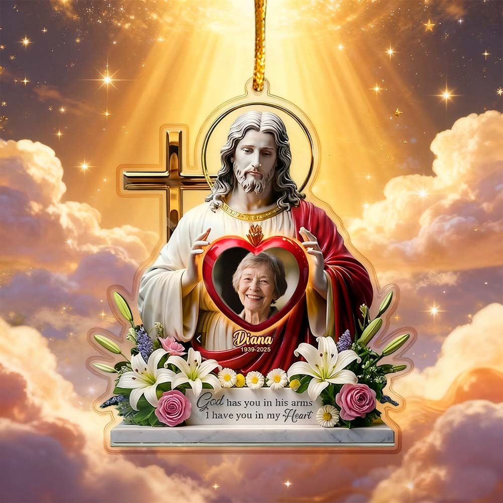 Ornement Commémoratif Personnalisé Sacré-cœur De Jésus - 