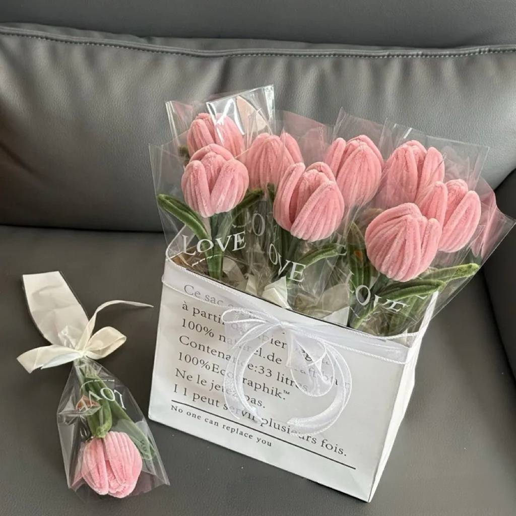 Fleurs En Cure-pipe En Forme De Rose Pour Votre Amoureux/amoureuse, Cadeau De Saint-valentin