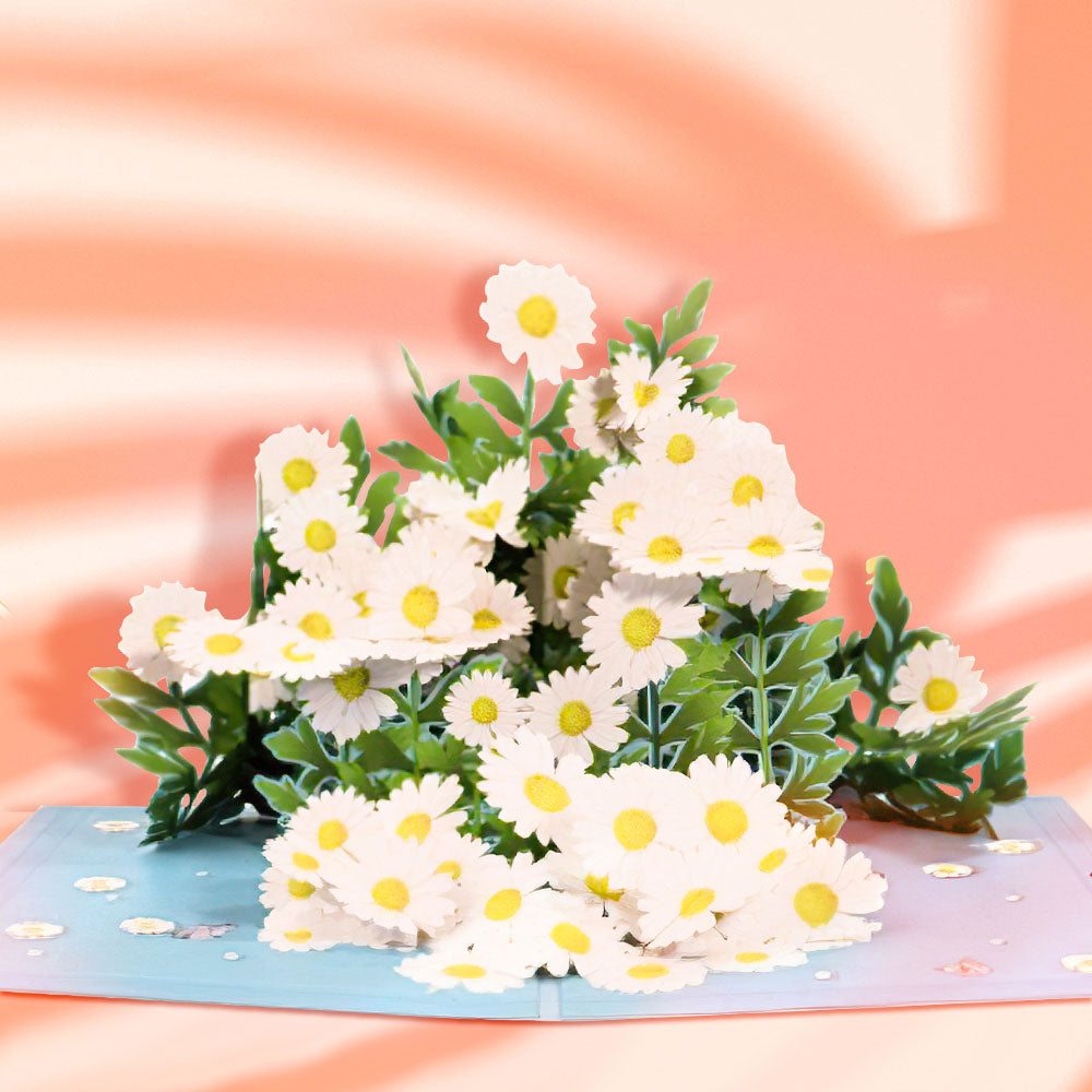 Carte De Fête Des Mères Daisy, Carte De Vœux 3d Pop-up Pour Elle