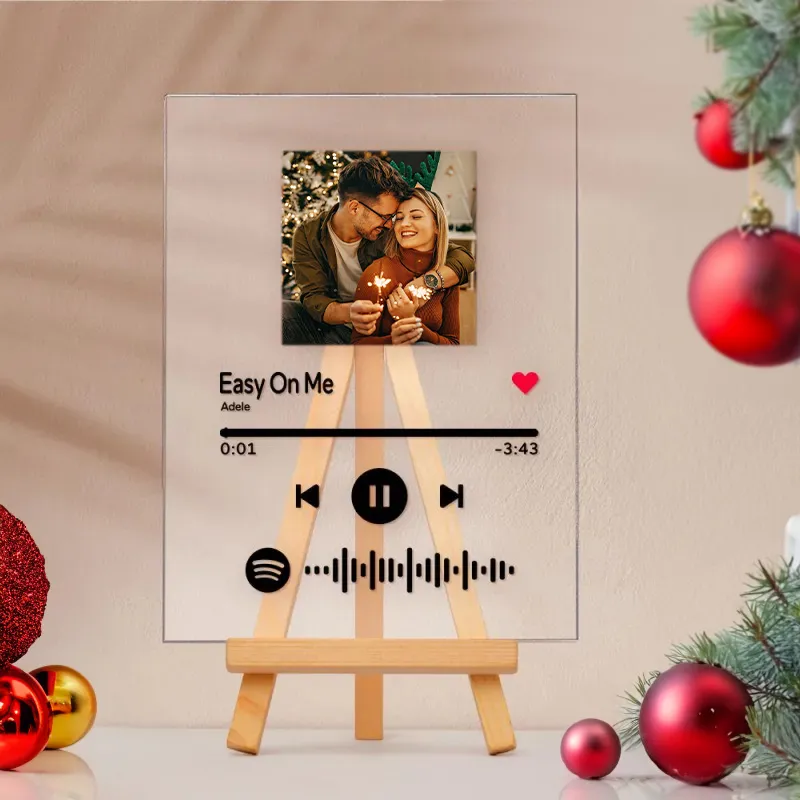 Christmas Gifts Custom Spotify Code Artwork Acrylic Nightlight/Keychain/Plaque