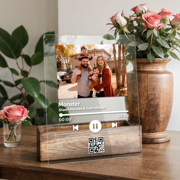 Custom Spotify Art Scannable Spotify Code Custom Music Song Plaque Frame