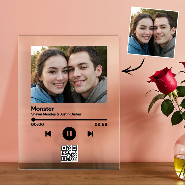 Custom Spotify Art Scannable Spotify Code Custom Music Song Plaque Frame