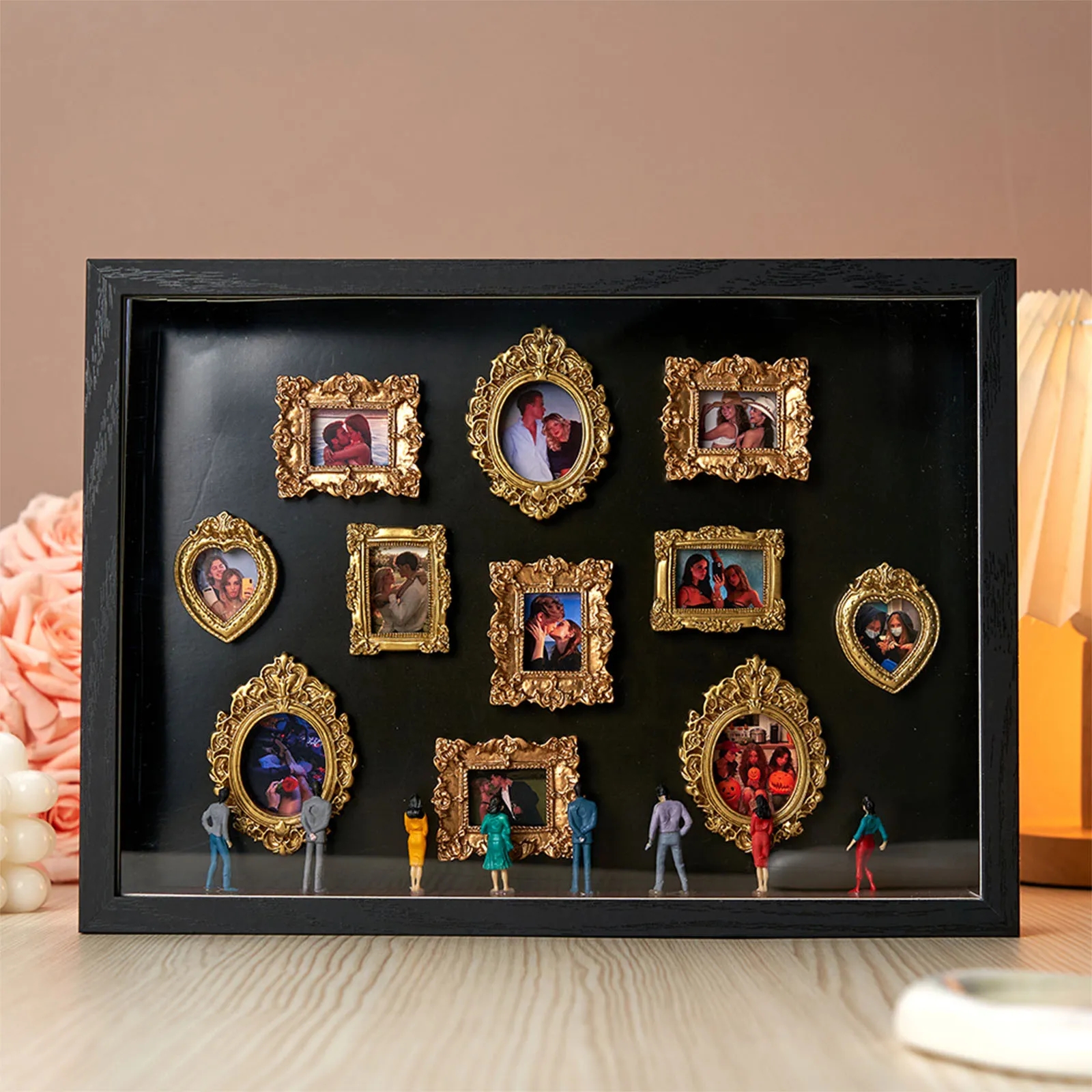 Valentine's Day Museum of Us Personalized Photo Frame Custom Couples Gift for Her Cute Miniature Museum Gifts Meaningful Gift - 