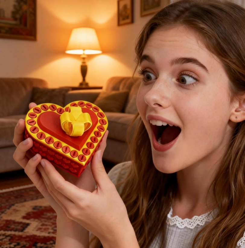 Annoying Heart-shaped Gift Box Valentine's Gift Surprise Box