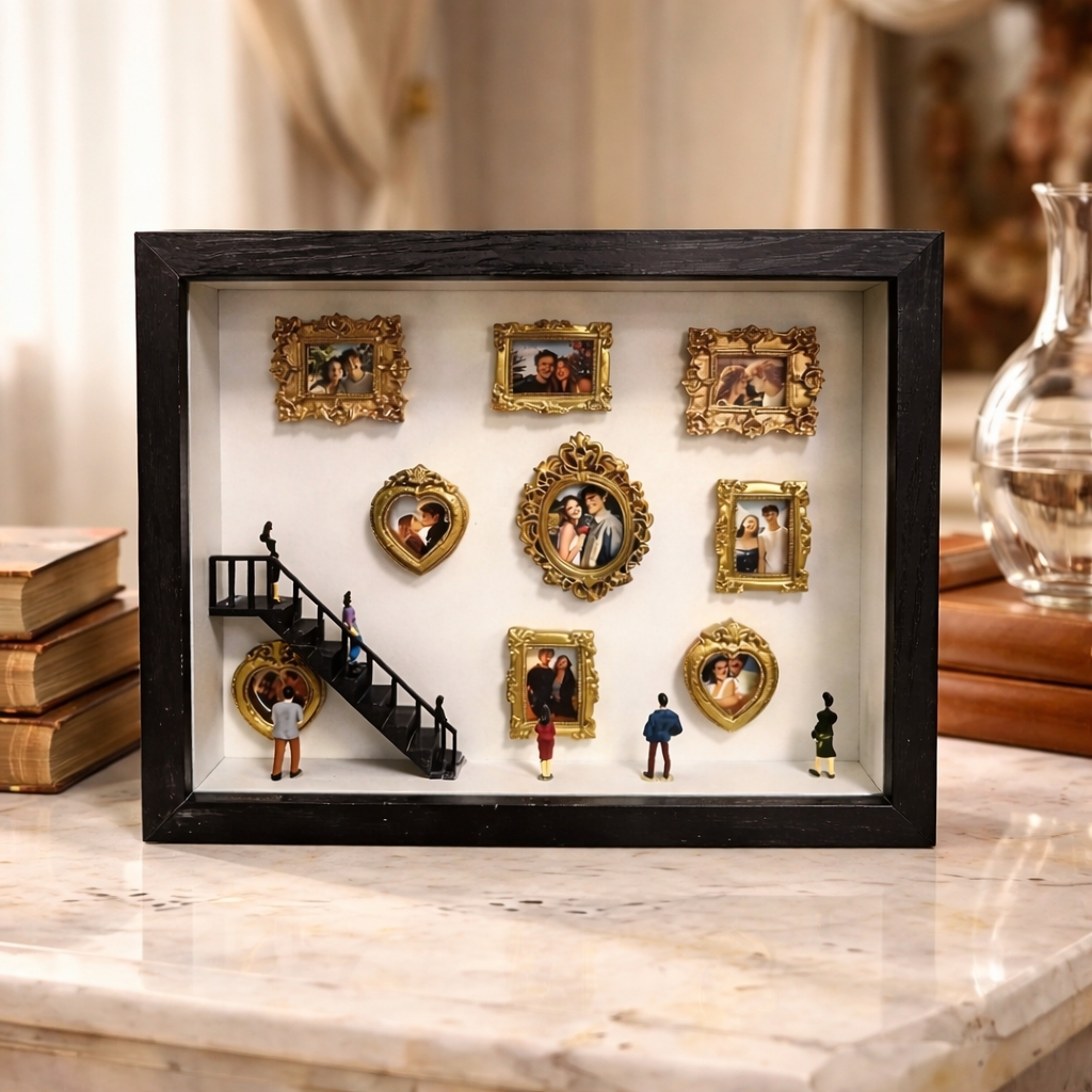 Custom Mini Museum of Us Frame Custom Photo Couples Gift for Her Valentine's Day Gifts