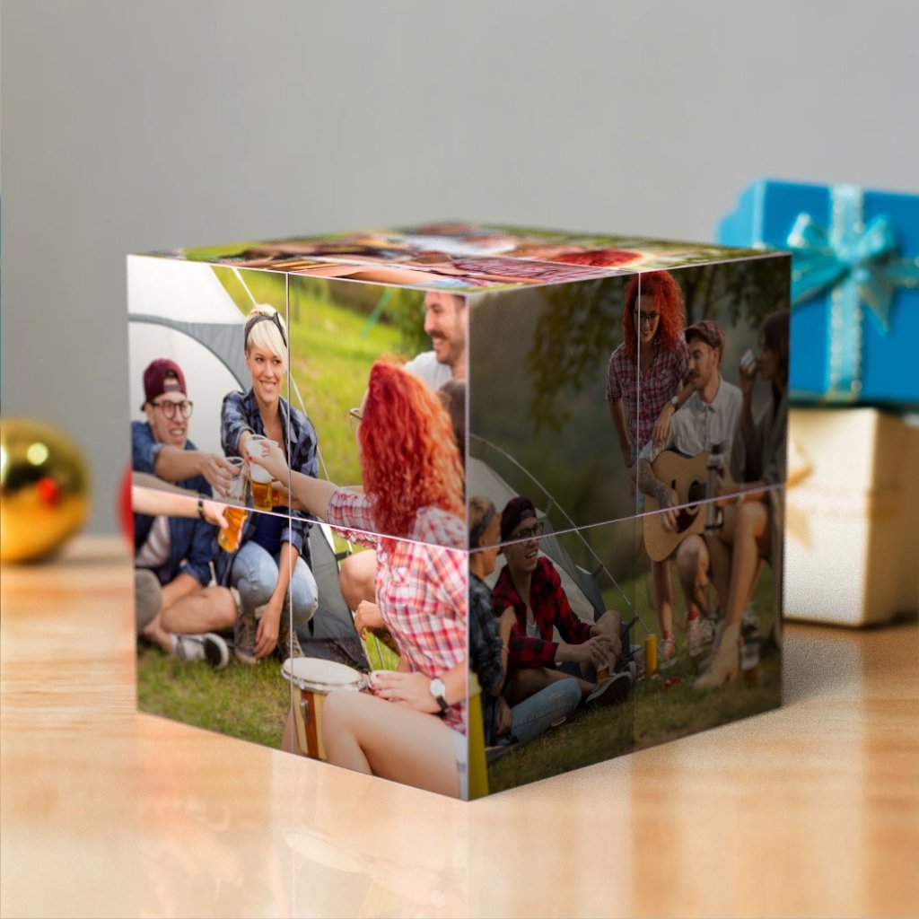 Custom Magic Folding Photo Rubic's Cube Gift