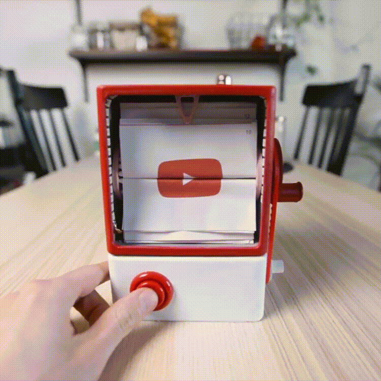 Custom Photo Electric Push-Button Flip Album  A Personalized Gift for Her