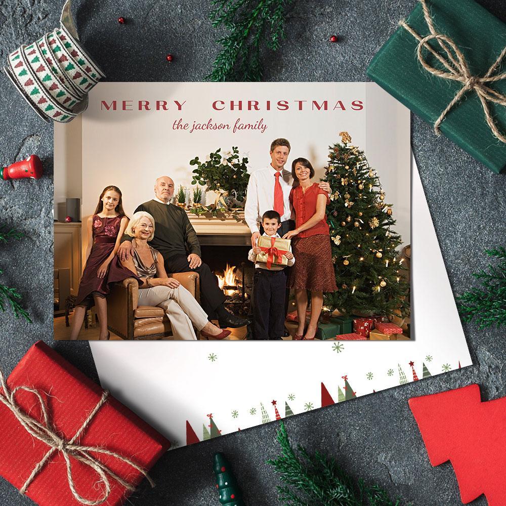 Custom Christmas Holiday Greeting Cards Gift For Christmas Party Celebration Supplies