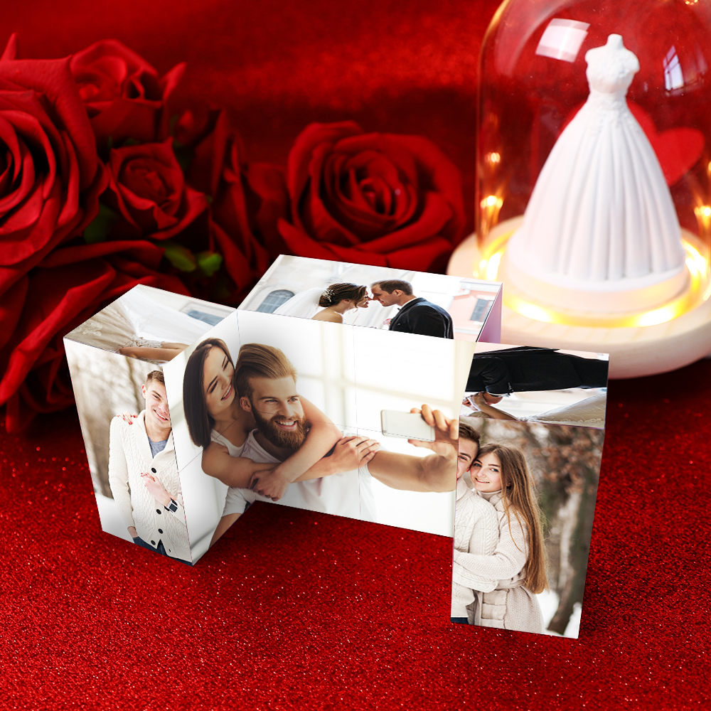 Custom Magic Folding Photo Rubic's Cube-The Most Popular Gift For Family