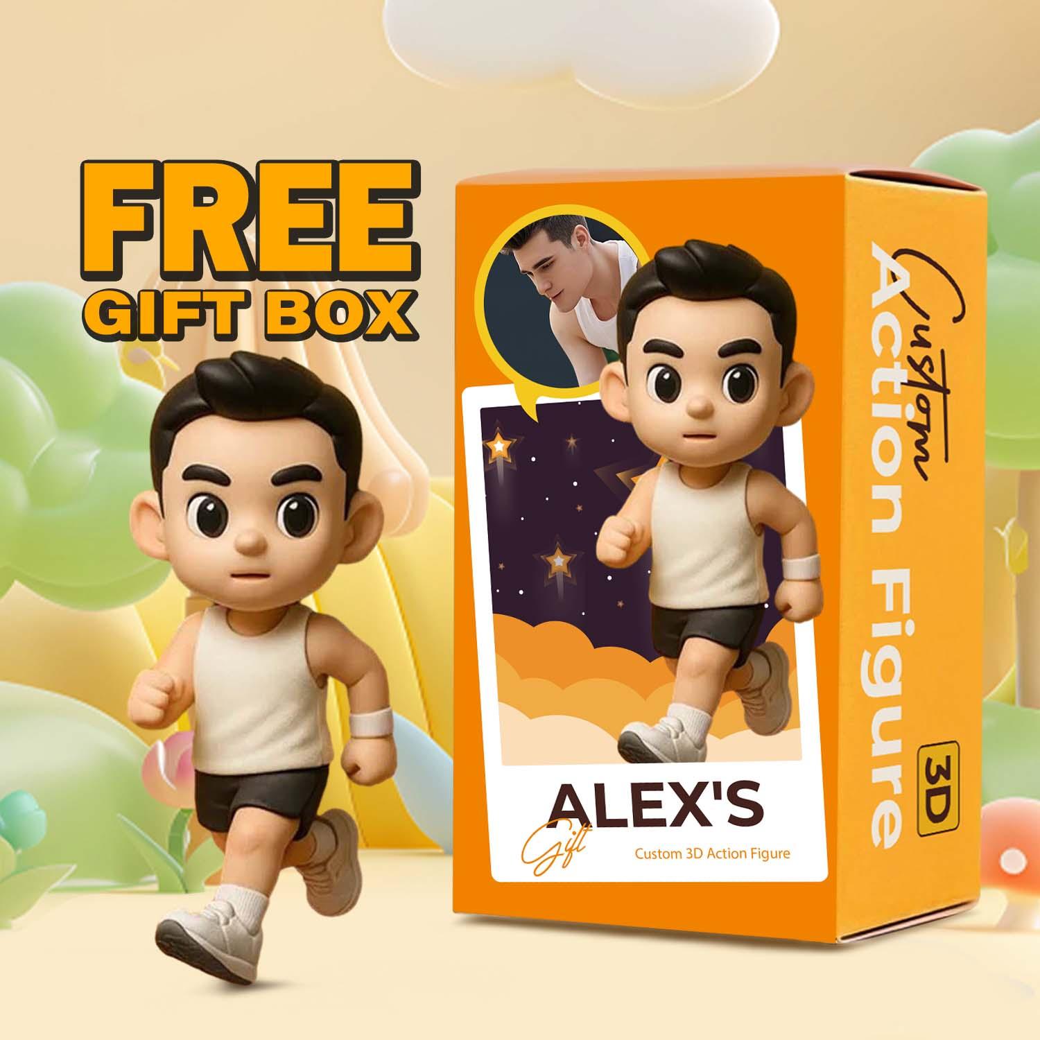 Action Figure 3d Personalizzata A Partire Dalla Tua Foto. Action Figure Personalizzata, Regalo Ideale Per Medici E Infermieri. - 