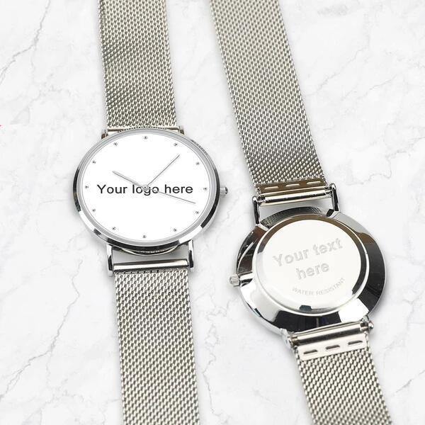 Orologio Con Foto Personalizzato, Braccialetto In Lega Inciso, Regalo Personalizzato Per Lei - 