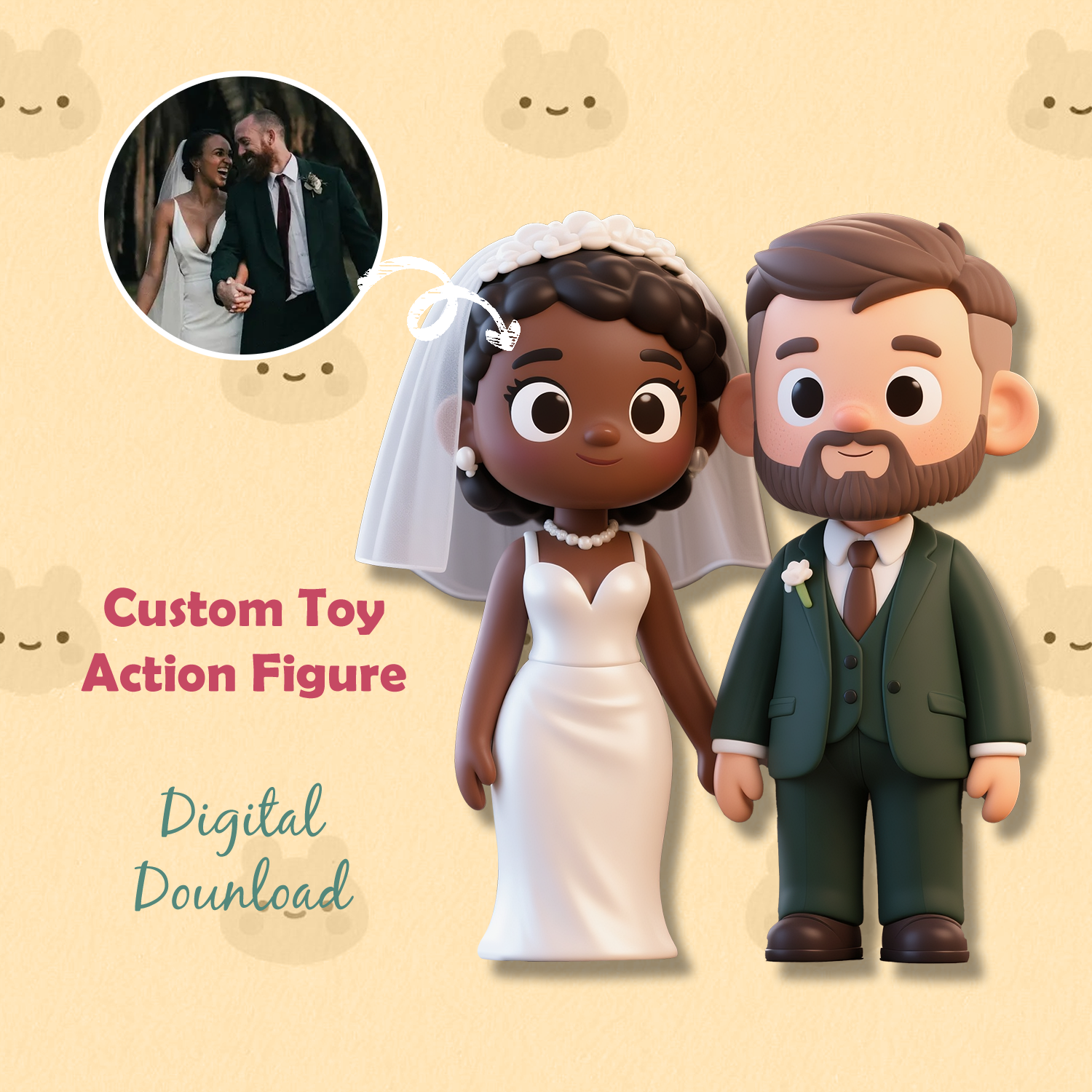 Statuette Giocattolo 3d Personalizzate, Mini Figure, Foto Personalizzabili, Scatole A Sorpresa, Regali Per Coppie - 