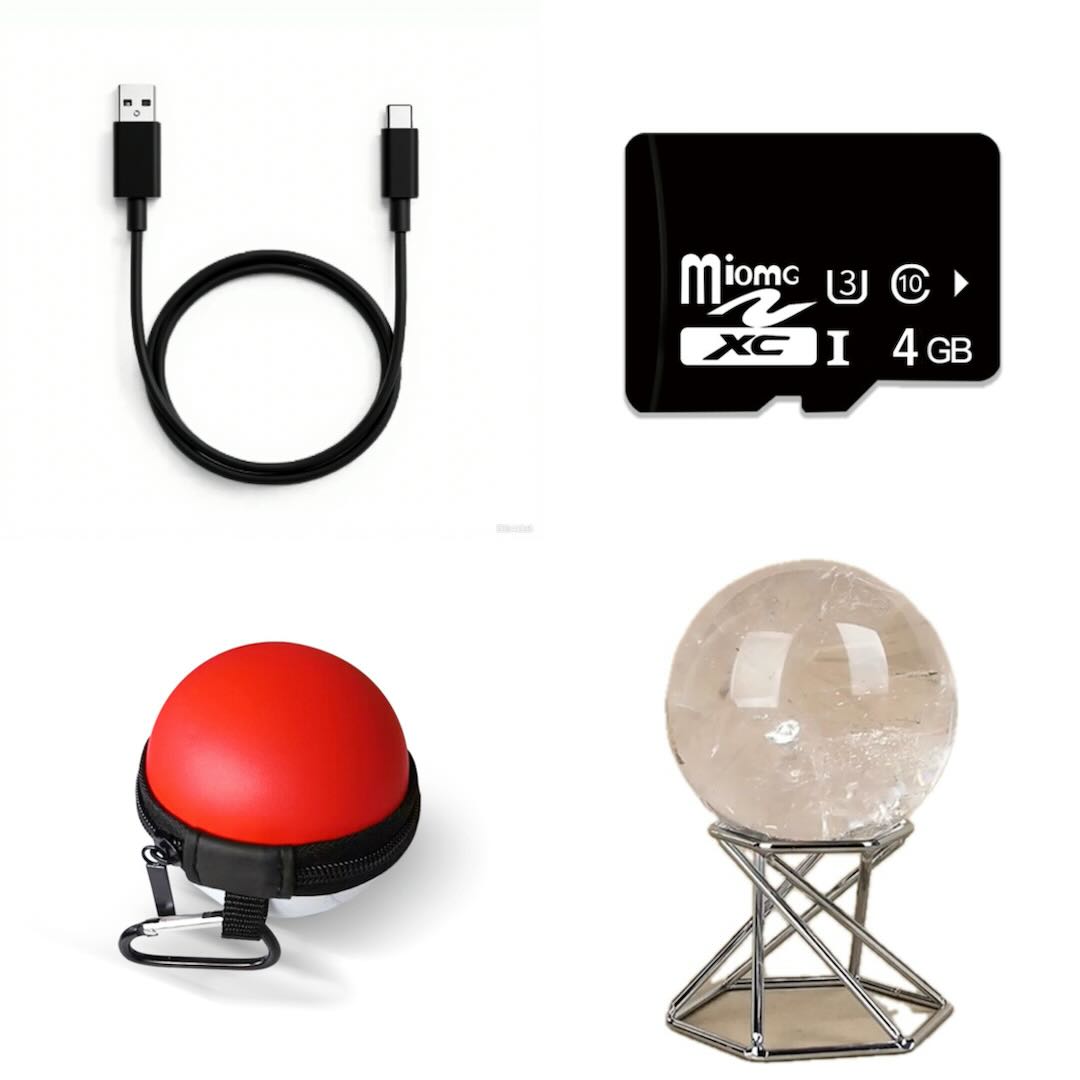 Cavo Dati + Supporto + Custodia + Aggiornamento A Scheda Sd Da 4 Gb - 
