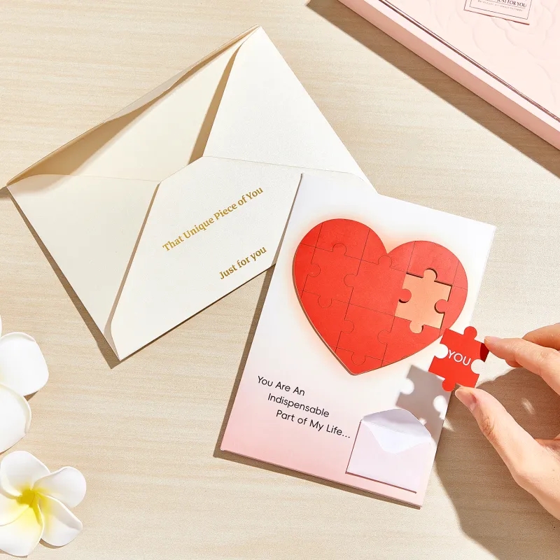 Puzzle A Forma Di Cuore Con Registrazione, Biglietto Di Dichiarazione D'amore A Sorpresa, Regalo Di San Valentino Per La Fidanzata - 