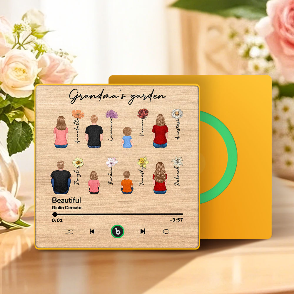 Adesivo Murale/magnete Da Frigo Personalizzato Per La Festa Della Mamma Con Musica, Riproduce Musica Senza Bisogno Del Cellulare, Disponibile In Diversi Stili. - 