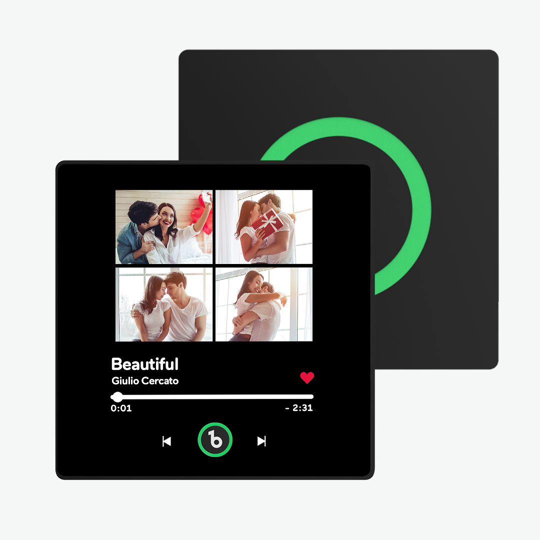 Magnete Da Frigo Musicale Personalizzato Con Cornice Colorata, Magnete Da Frigo Personalizzato Con Album Che Può Riprodurre Canzoni, Regalo Unico Per Coppie - 