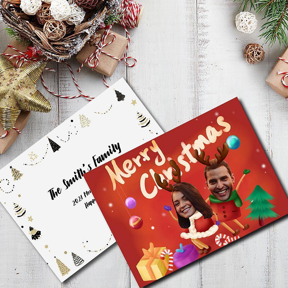 Biglietto Di Auguri Personalizzato Per Il Giorno Di Natale - 