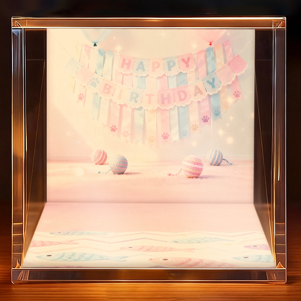 Compleanno Del Gatto - Stile 2 - 
