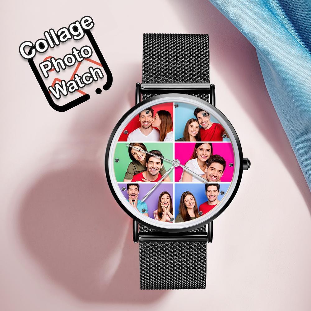 Orologio Personalizzato Con Foto, Collage Di Foto Personalizzato Per La Persona Amata. - 