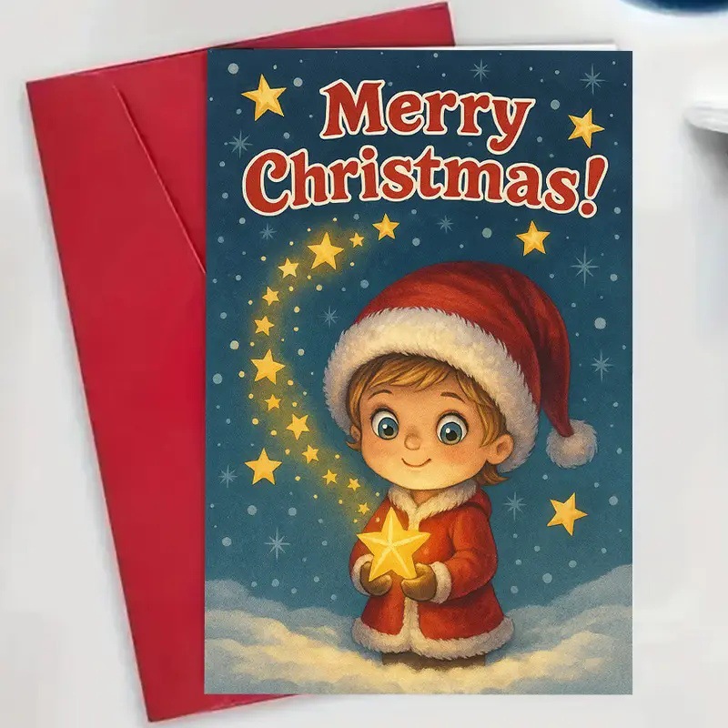 Biglietto Regalo Di Natale, Biglietto Di Auguri Di Natale Divertente, Biglietto Di Auguri Di Natale - 