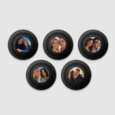 Personalized Mini Record Player with Custom Photo & Song - Unique Musi