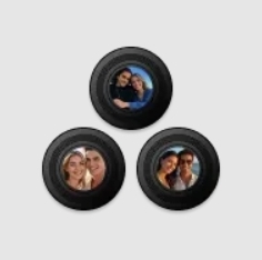 Personalized Mini Record Player with Custom Photo & Song - Unique Musi