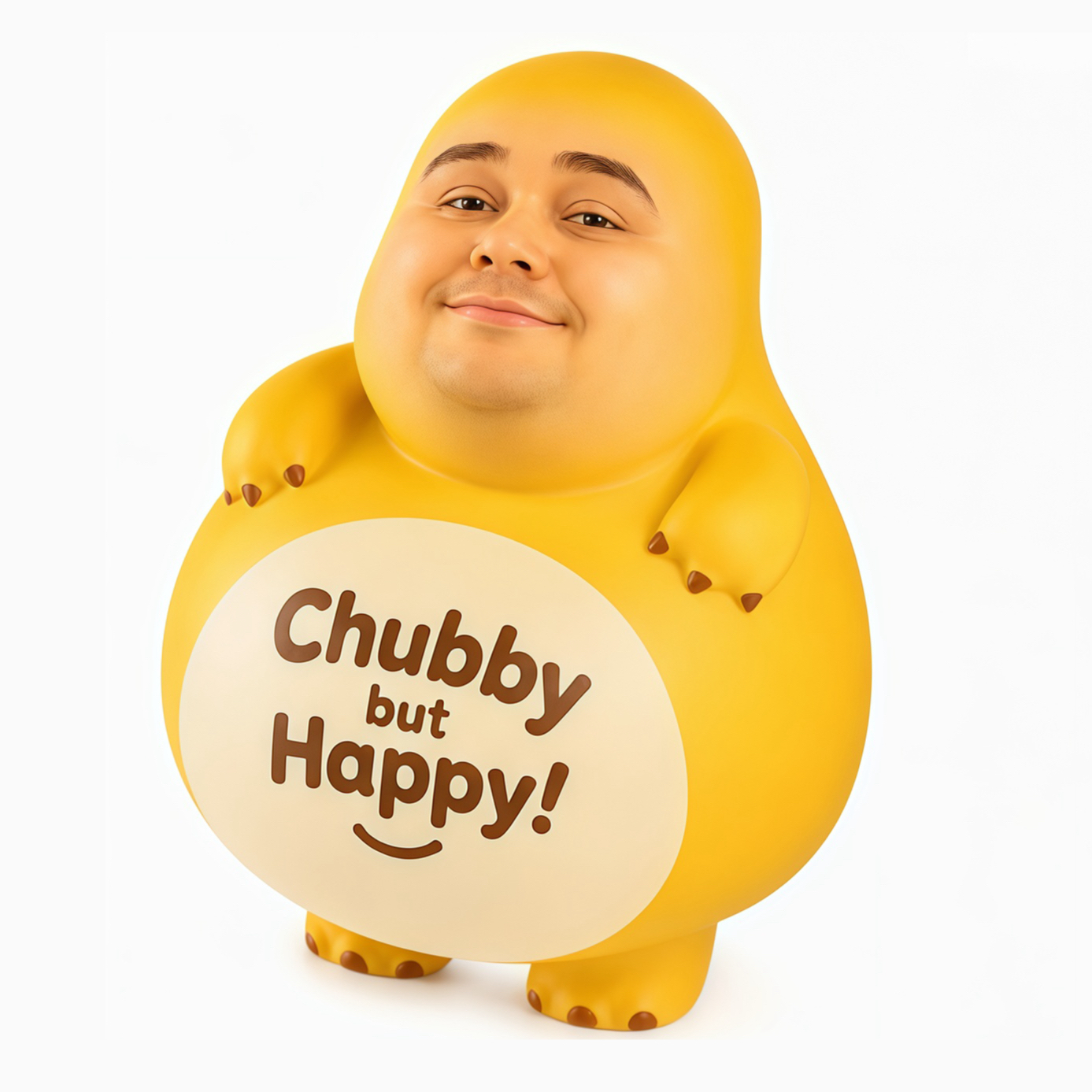 Custom Face Slow-Rebound Squishy Stress Relief Doll – Chubby Edition Personalized Funny Face Squeeze Toy, Super Soft Slow-Rising Stress Relief Gift