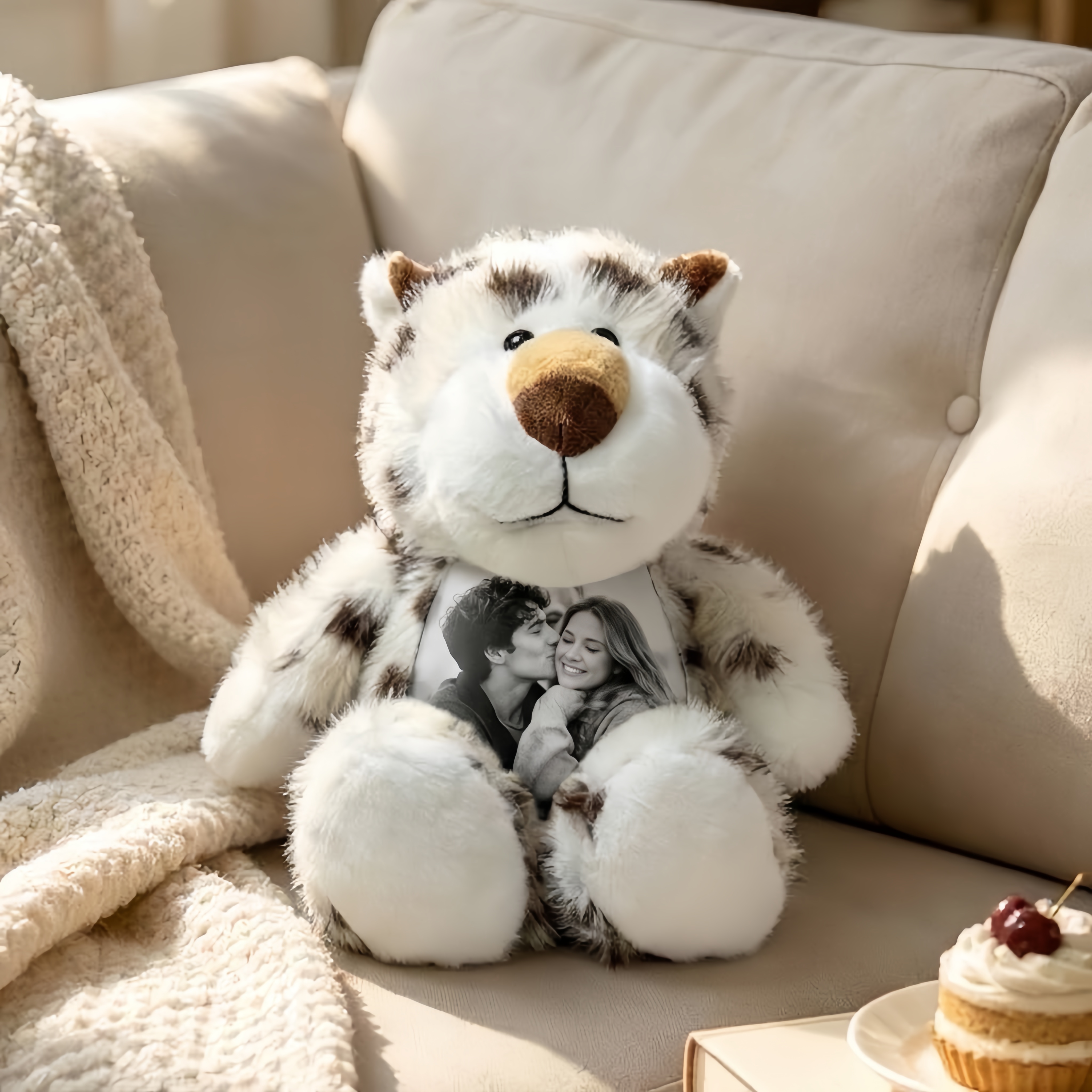 Custom Photo Animal Plush Toy – Personalized Stuffed Animal With Your Favorite Picture, Cute Soft Plush Gift