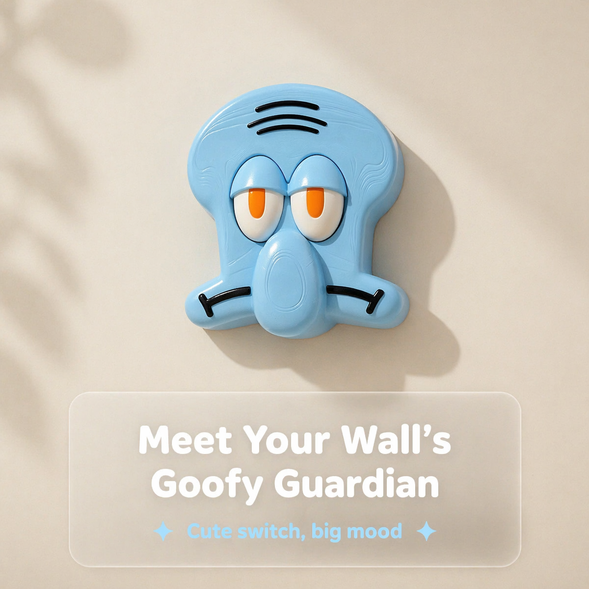Cartoon Octopus Switch Cover – Funny Wall Light Switch Panel Cover for Kids’ Rooms, Bedrooms & Home Decor