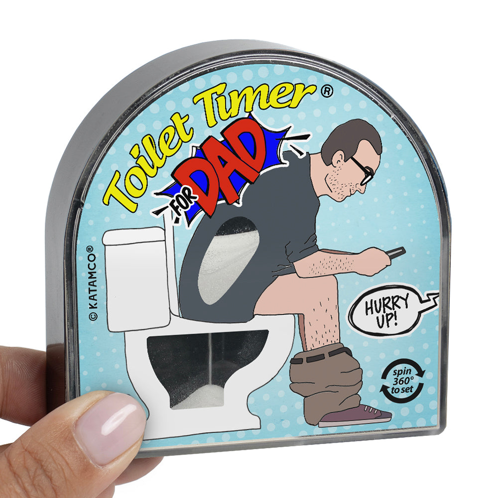 Toilet Timer (Classic), Funny Gift for Men, Husband, Dad, Fathers Day Gag