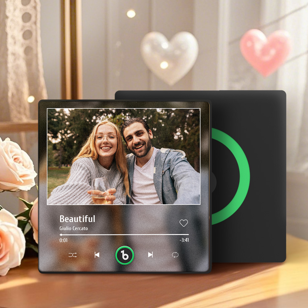 Custom Music Fridge Magnets Custom Photo Frames Fridge Magnets Music Wall Stickers Photo Stickers Song Magnets That Can Play Music for Your Loved Ones