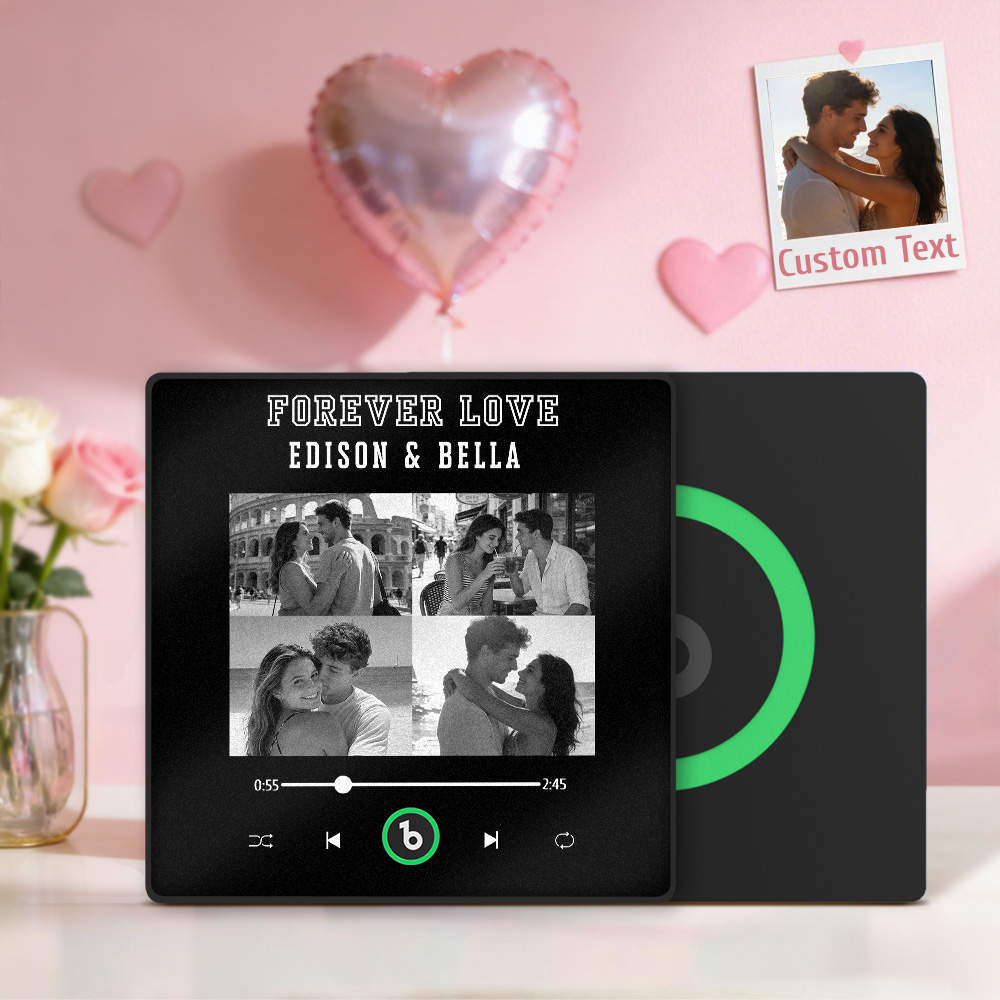 Custom Picture Music Fridge Magnet Wonderful Valentine's Day Gift