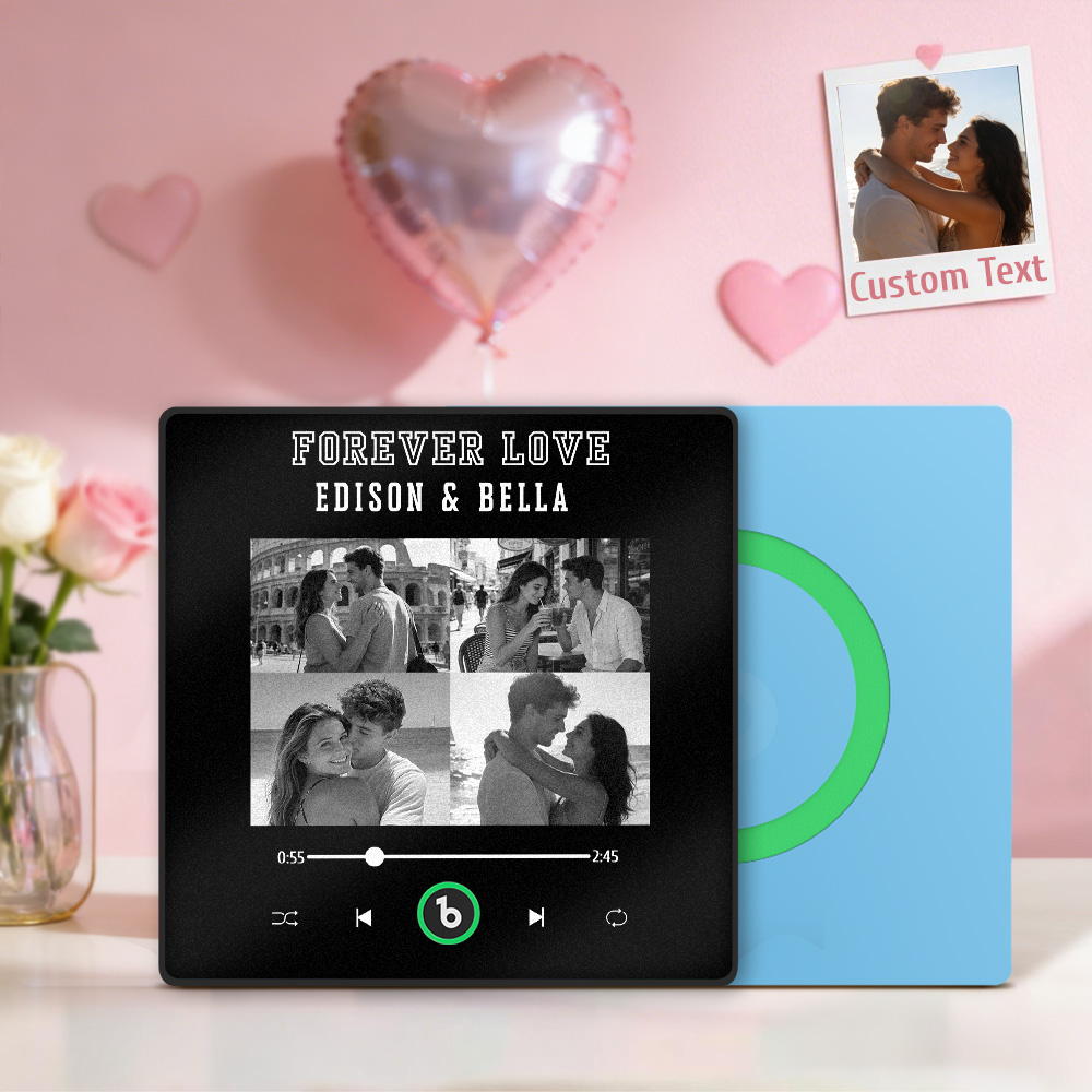 Custom Picture Music Fridge Magnet Wonderful Valentine's Day Gift