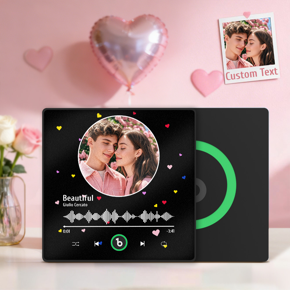 Custom Music Fridge Magnet That Can Be Played Song Unique Gift for Her Valentine's Gift