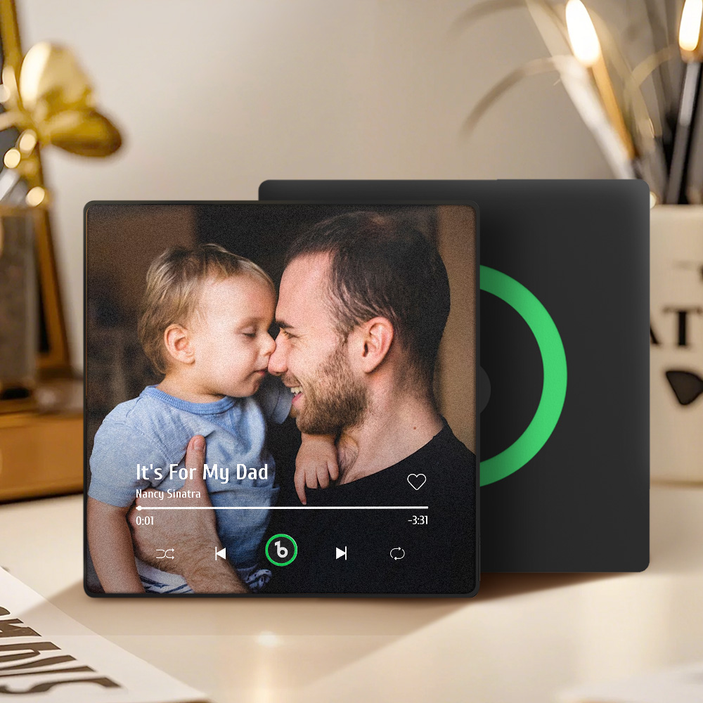Custom Music And Photo Fridge Magnet FridgeBeats Pro Supports Bluetooth Connectivity Gift for Father