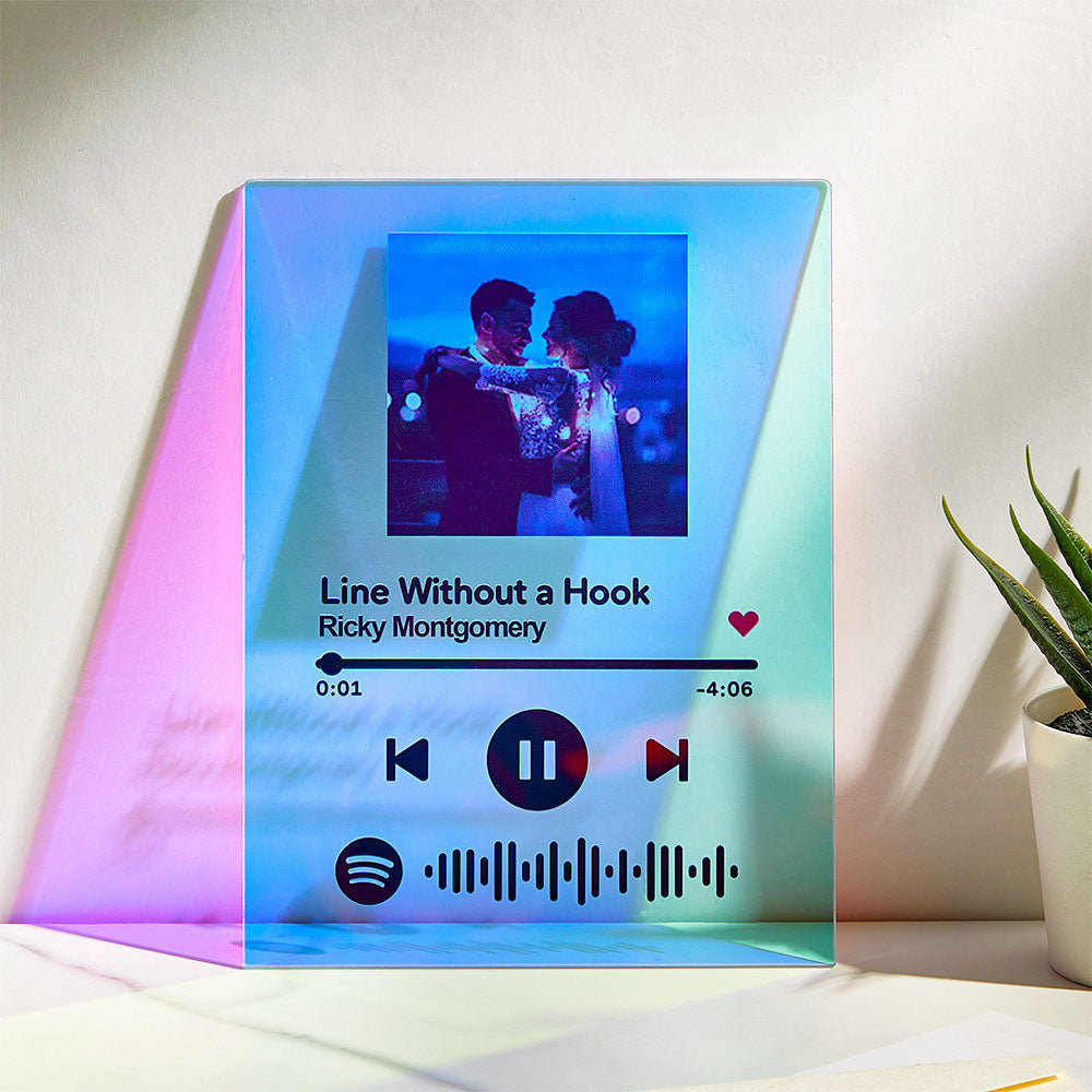 Custom Spotify Glass Plaque Personalized Music Plaque Art