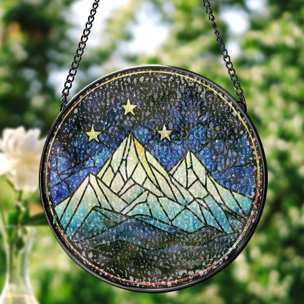Night Court Suncatcher Ornament, Night Court Acrylic Window Hanging, Bookshelf Decor, Fantasy Bookish Wall Art Decor, Book Lover Home Decor