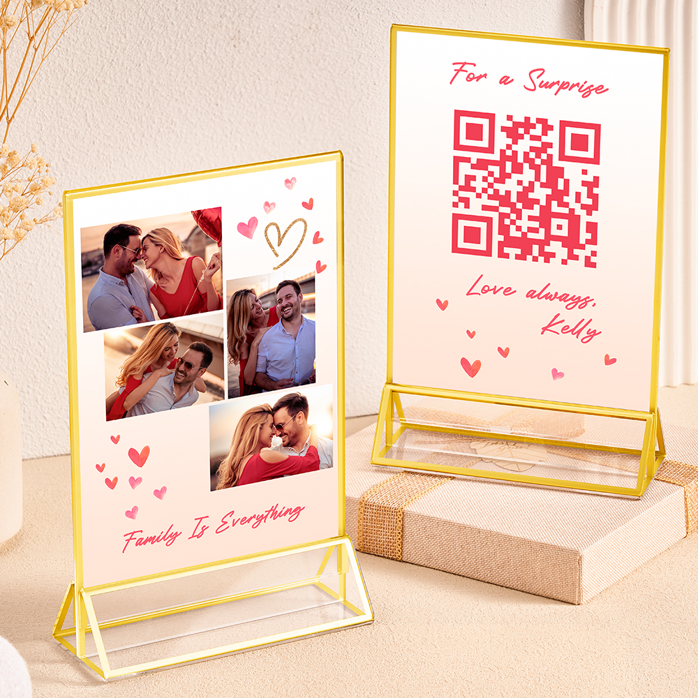 Forever Love - Personalized Photo Frame Custom Gifts For Love - 