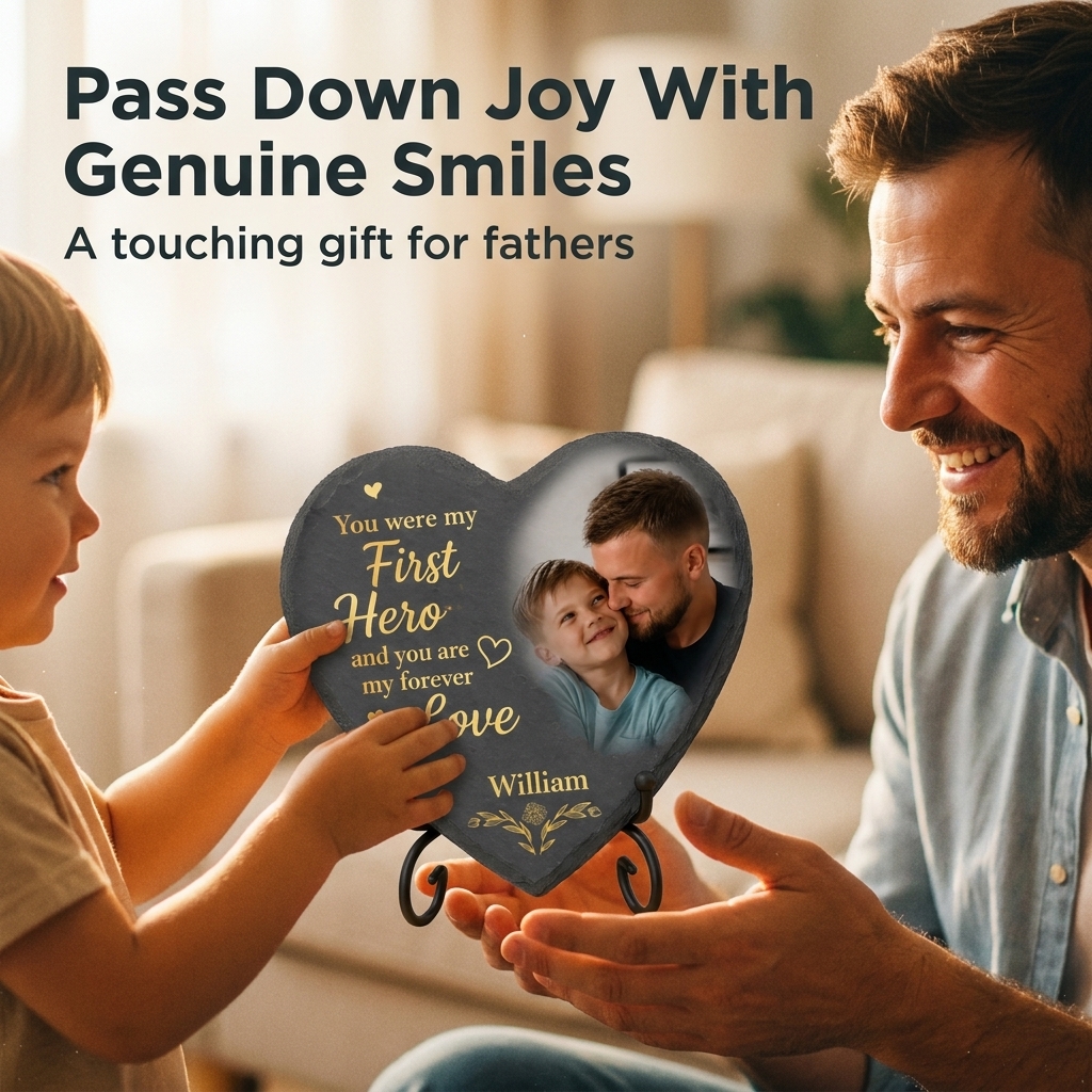 NeFeledd - Personalized Memorial Stone for Father's Day