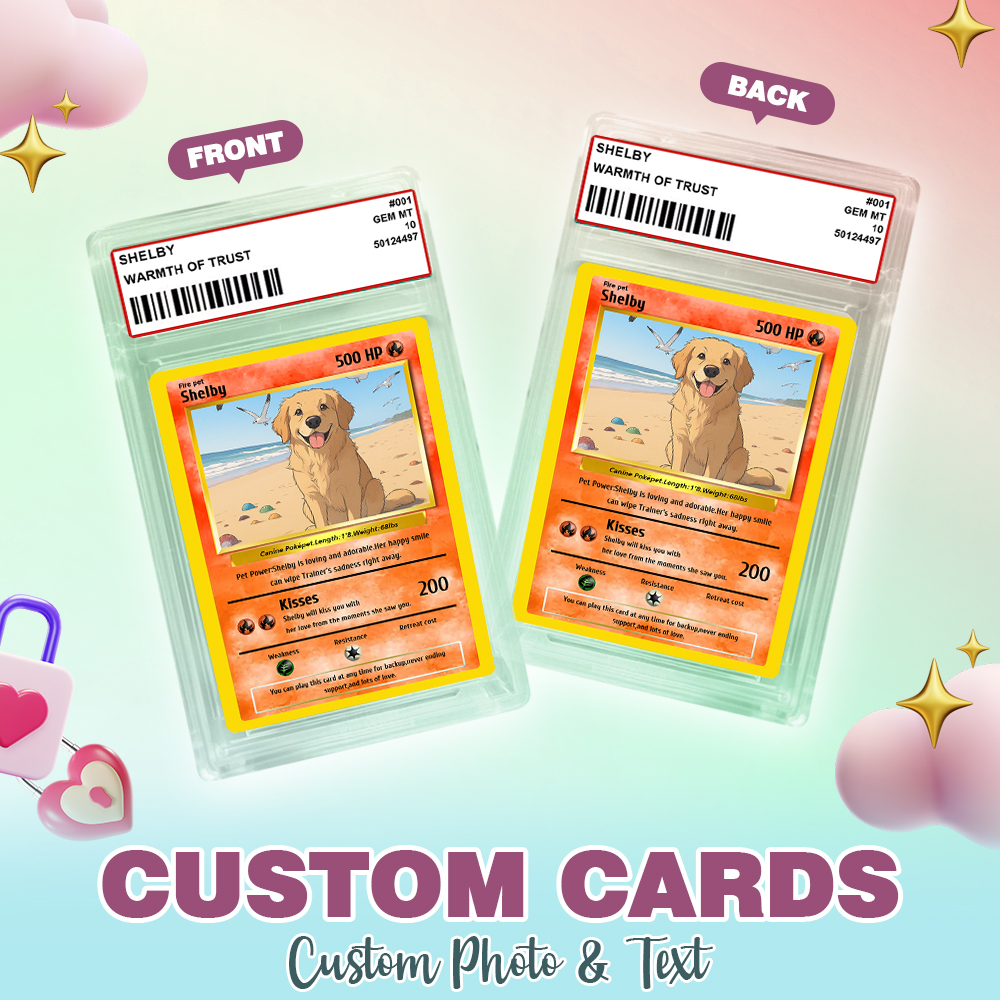 Personalized Anime Acrylic Card Love Gift for Anniversary, Valentine's Day or Birthday - 