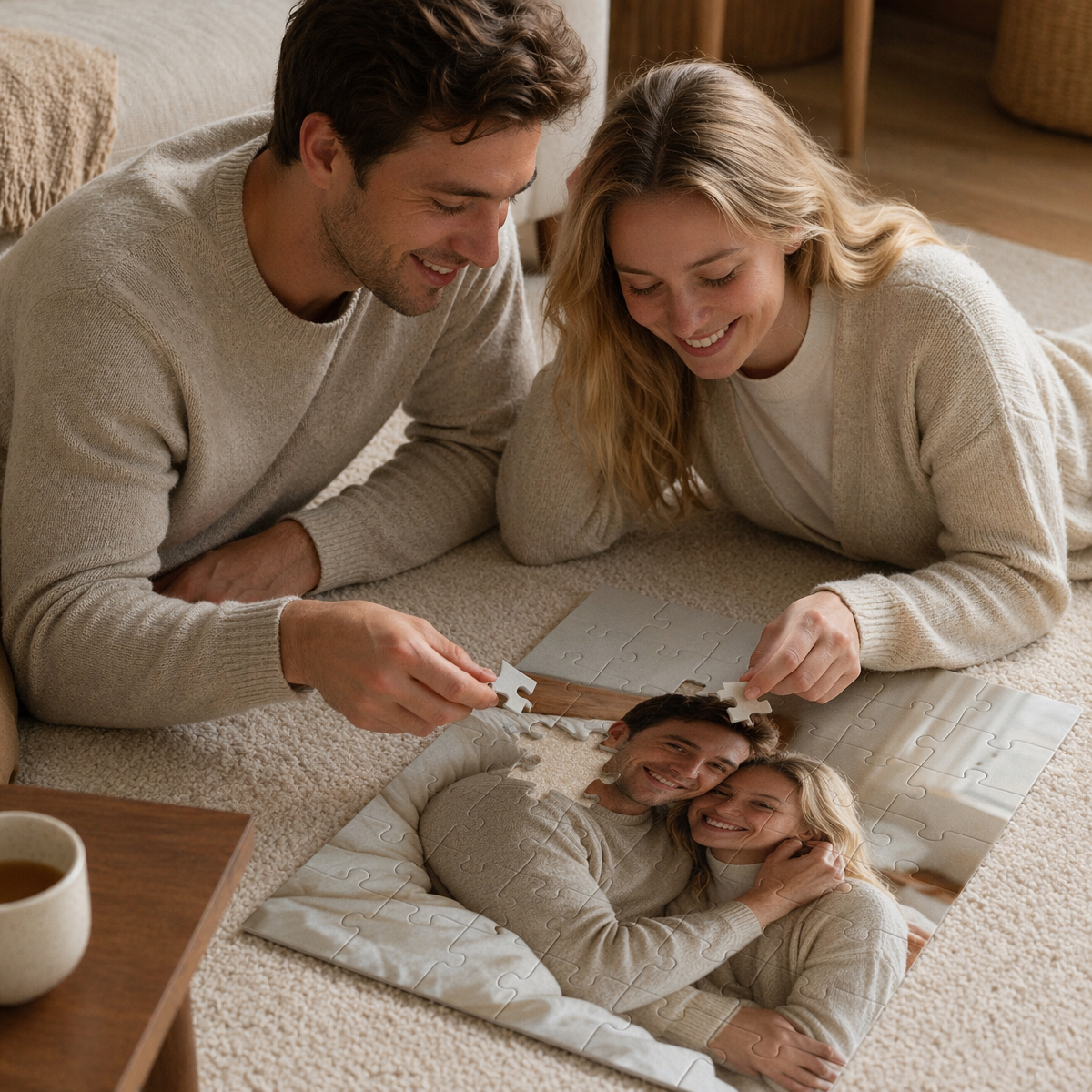 Custom Photo Puzzle – Personalized Jigsaw Puzzle with Your Favorite Picture | Meaningful Gift for Couples, Family & Friends