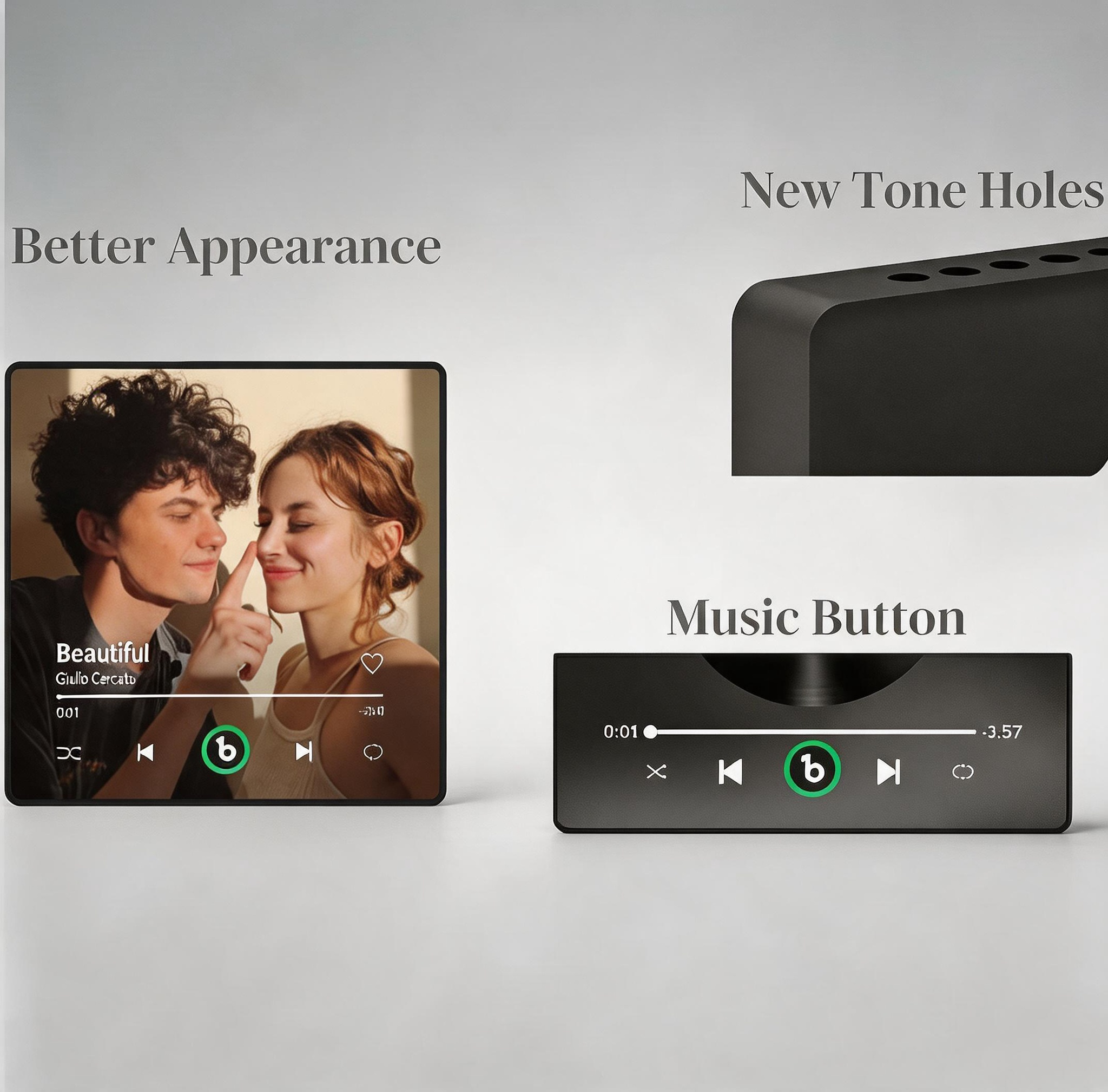 Spotify Fridge Magnet New 4.0 Upgrade Custom Music Fridge Magnet Colorful Frame Album Fridge Magnet Can Play Songs Gift for Couple
