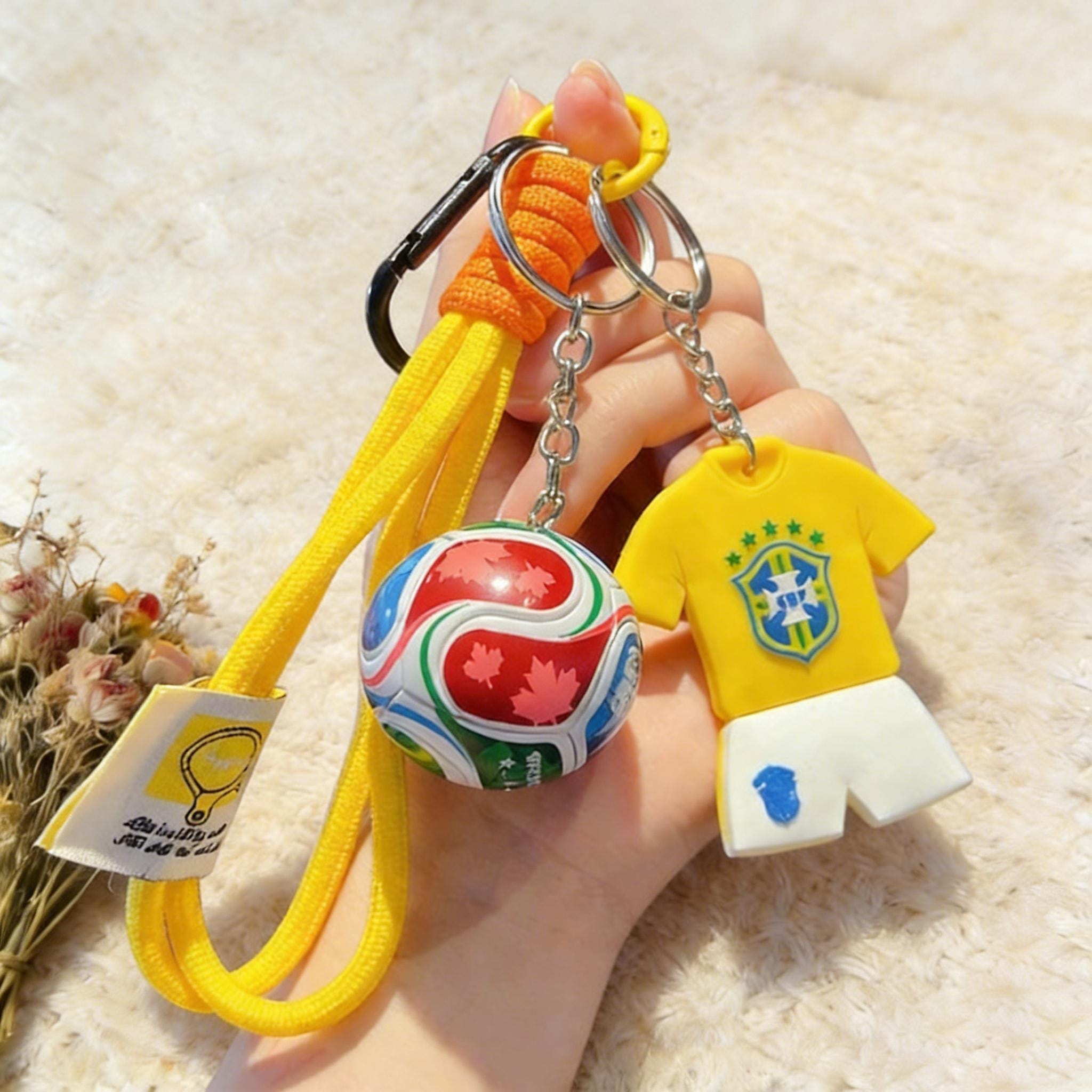 2026 World Cup DIY Soccer Jersey Keychain Custom Fan Bag Charm DIY Football Fan Bag Charm Football Team Accessory