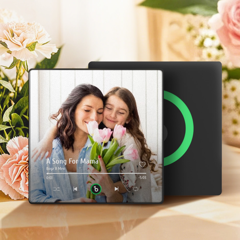 Mother's Day Gifts New 4.0 Upgrade Custom Music Fridge Magnet Colorful Frame Album Fridge Magnet Can Play Songs Gift for Mum