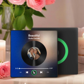 New 4.0 Upgrade Custom Music Fridge Magnet Gift for Couple Colorful Frame Album Fridge Magnet Can Play Songs	 Can Upload Your Music